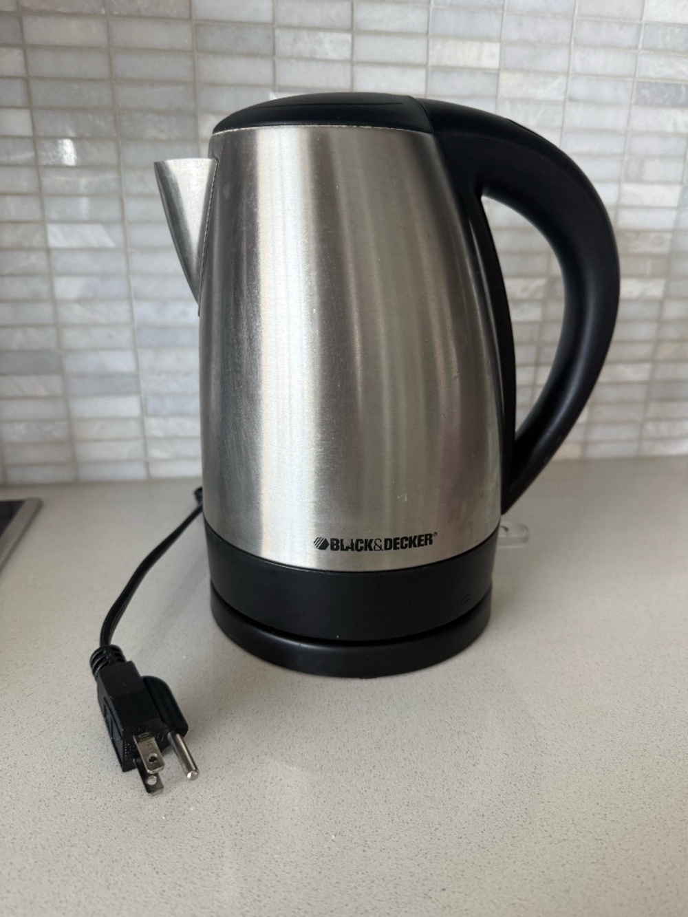 BLACK+DECKER Stainless Steel Electric Kettle 1.7L Stainless Steel Tea Kettle